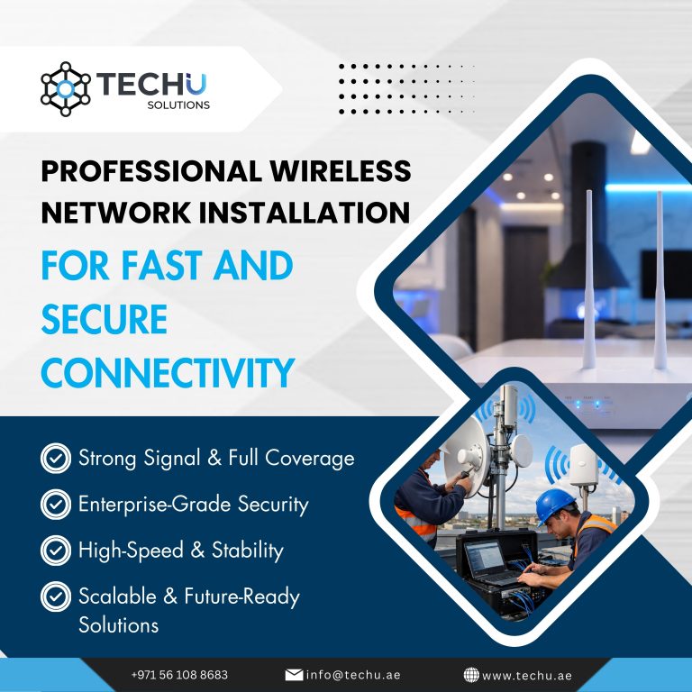 Professional Wireless Network Installation for Fast & Secure Connectivity