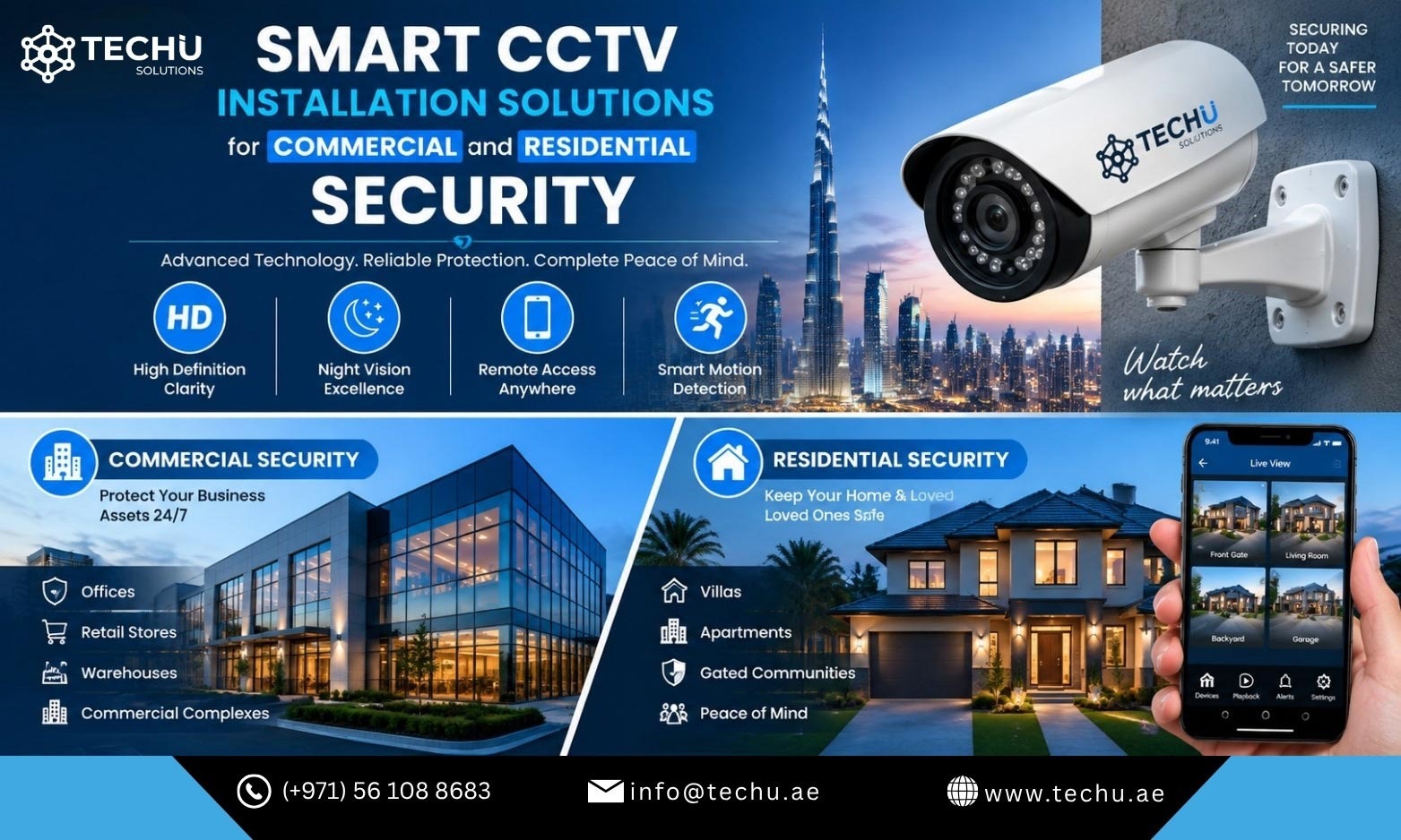 CCTV Installation Solutions for Commercial and Residential