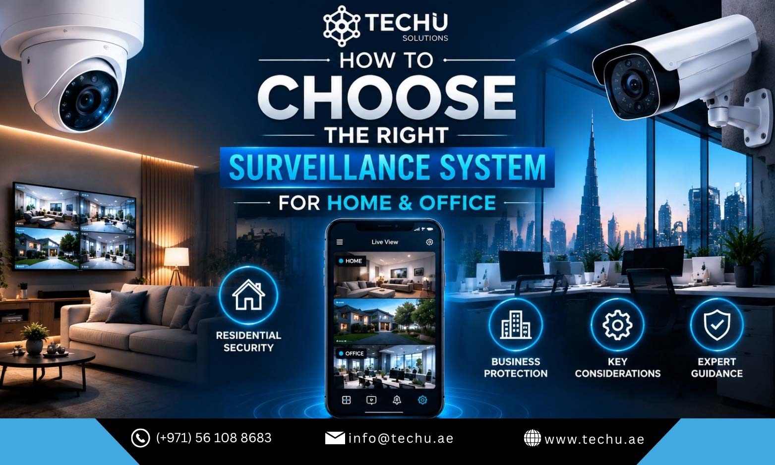 Best Surveillance System for Home and Business in Dubai